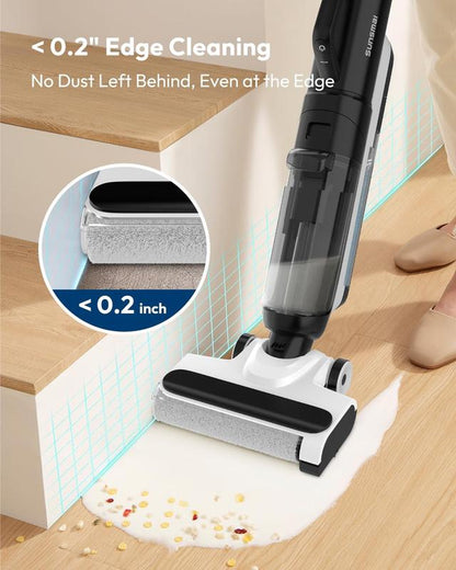 5-In-1 Combo Cordless Wet Dry Vacuum Cleaner - Lightweight Multi-Function Mop & Vacuum for Hard Floors & Carpets, Self-Propelled Vacuum Mop All in One for Whole-House Cleaning