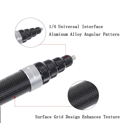 Erweiterbarer Carbon-Fiber Selfie-Stick 3m