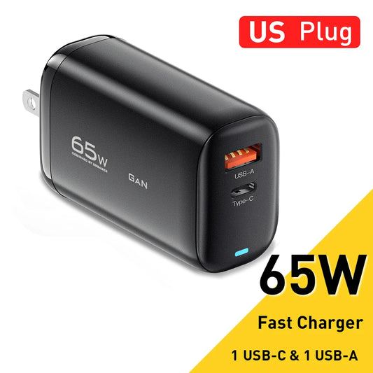 Essager 65W Gan USB Typ C Ladegerät Für Laptop PPS 45W 25W Schnellladung Für Samsung Xiaomi Realme Mobile Iphone15 14 13 Pro Telefon