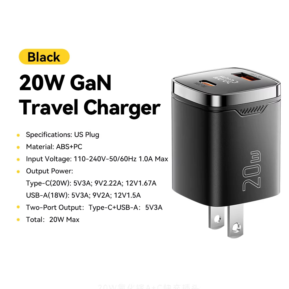 Essager 33 W Gan USB Typ C Ladegerät Digitalanzeige PD Schnellladung Für Iphone 16 15 14 Pro Max Ipad Mini 6 Xiaomi Samsung S22