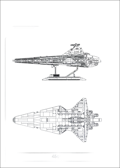 MOULD KING 21074 Republikanischer Angriffskreuzer der Venator-Klasse.